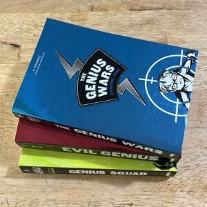 Evil Genius Genius Squad Genius Wars Bundle of Three Books by Catherine Jinks